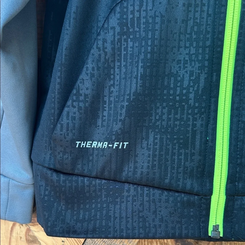 Nike Boy’s youth Nike Black and Gray Jacket with Neon Accents